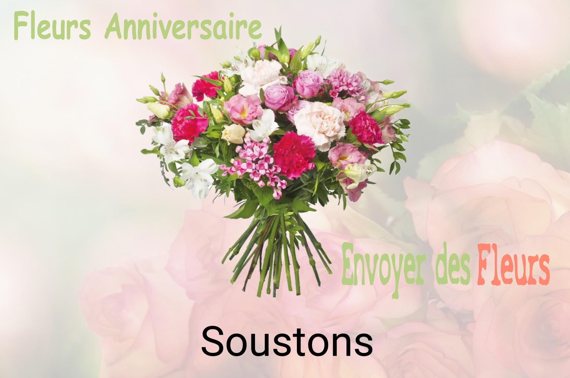 Bouquet de fleurs d’anniversaire livré à Soustons